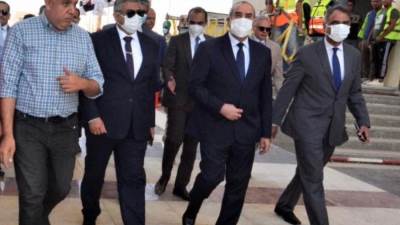 وزيرالطيران المدنى يتفقد مقر الوزارة فى العاصمة الإدارية الجديدة