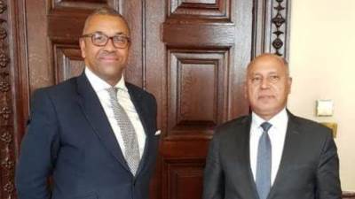 "الوزير" يلتقي وزير التنمية الدولية البريطاني لبحث التعاون في مجالات النقل