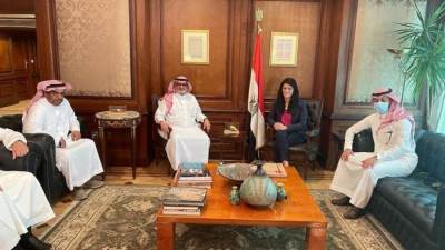 المشاط تبحث تعزيز علاقات التعاون الاقتصادي مع الجانب السعودي