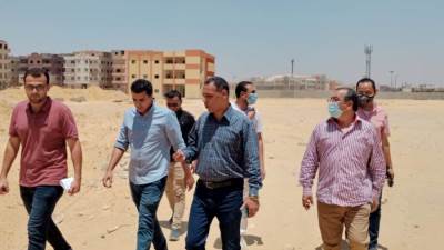 رئيس جهاز مدينة بدر يتفقد التشطيبات الأخيرة لمدرستين ثانويتين صناعيتين بنين وبنات يتم تنفيذهما لأول مرة بالمدينة 