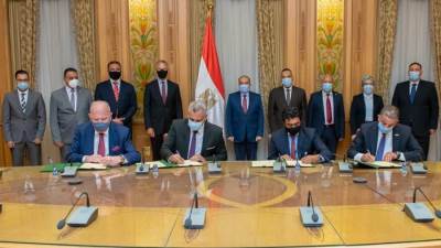 " وزير الدولة للإنتاج الحربى " يبحث التعاون مع تحالف شركات "MPS" ، Aquatec"" ،"Avsecpro" لتصميم وإنشاء محطات معالجة وتحلية المياه