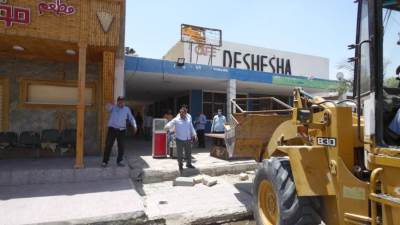 بالصور.. حملة لإزالة الاشغالات وضبط المخالفات بمدينة بني سويف الجديدة 