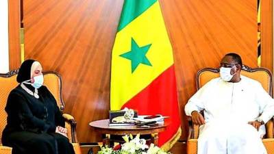 الرئيس السنغالى يعلن دعم بلاده لحقوق الشعب المصرى فى مياه نهر النيل 