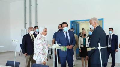 وزير التعليم العالي يتفقد جامعة العلمين الدولية