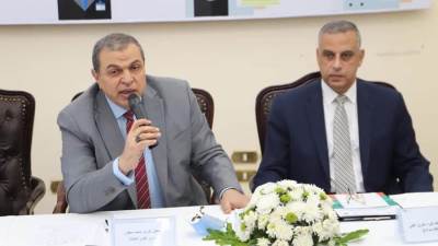 وزير القوي العاملة ومحافظ سوهاج يلتقيان  متدربي الفندقة الشاملة  بمركز تدريب الكوثر بسوهاج