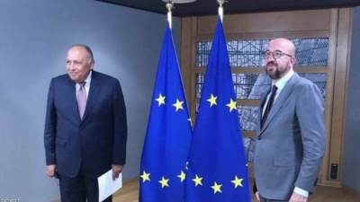 عاجل : رسالة السيسي تصل لرئيس المجلس الأوروبي وسد النهضة بالمقدمة