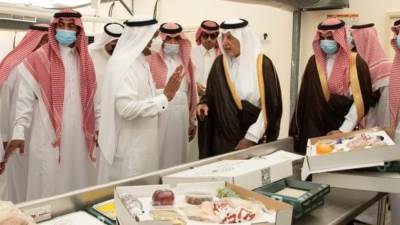 أمير منطقة مكة يطلع على تجهيز أكثر من مليون وجبة استعدادا لموسم الحج