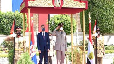 عقد الاجتماع الـ13 للجنة التعاون العسكرى المصرية الصربية بالقاهرة