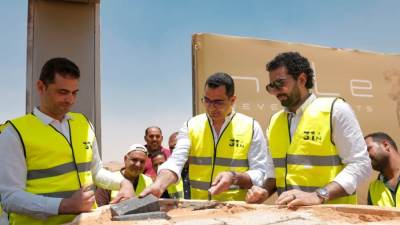 محمد طاهر: بدء أعمال الإنشاءات لأعلي ناطحة سحاب علي النهر الأخضر Nile 31