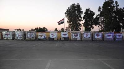 إستمراراً للجسر الجوى بين مصر وتونس مصر تواصل إرسال المساعدات الطبية لتونس