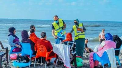 "صندوق مكافحة الإدمان" يطلق مبادرة  لتوعية المصطافين على الشواطئ بأضرار تعاطى المخدرات