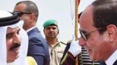 الرئيس السيسي وملك البحرين يتبادلون التهنئة بمناسبة عيد الأضحى