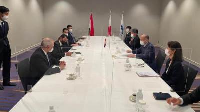 وزير الرياضة يلتقي رئيس مركز اليابان، ومحافظة طوكيو