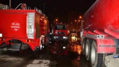 نشوب حريق هائل بمنطقة البارودية البحرية فى الفيوم 