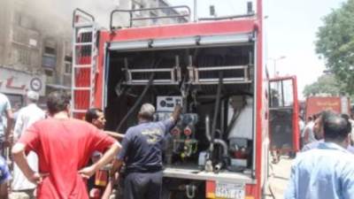  شاب يشعل حريق بمسكن والدته في الدقي 