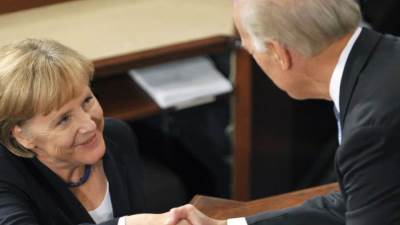 بايدن يتوصل الي اتفاق مع المانيا من اجل الغاء العقوبات علي روسيا لخط غاز" نورد ستريم2”