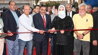 وزيرة التضامن الاجتماعي ومحافظ مطروح يفتتحان معرض "ديارنا" للحرف اليدوية والتراثية بمارينا