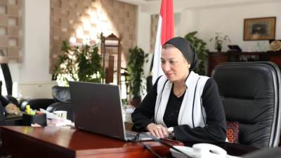 "ياسمين فؤاد" تشارك فى الإجتماع الوزارى التحضيرى لمحادثات المناخ الذي تعقده السعودية