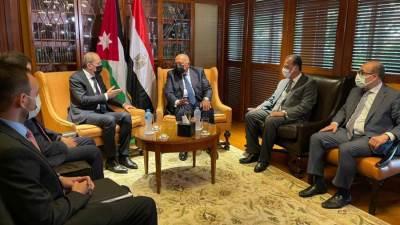 سامح شكري يستقبل وزير الخارجية الاردني لبحث سبل التعاون بين البلدين