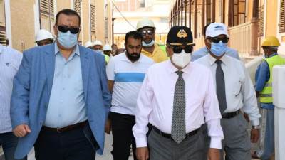 رئيس هيئة قناة السويس يتابع المراحل النهائية من أعمال مشروع متحف قناة السويس