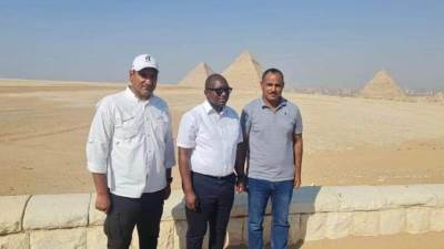  رئيس وزراء الكونغو الديمقراطية في ضيافة أهرامات الجيزة 