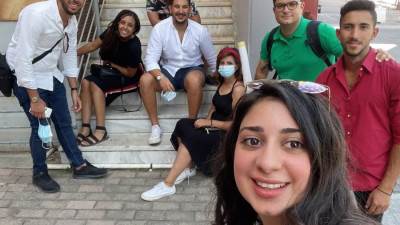 الوفد الشبابي المصري واليوناني والقبرصي يبدأ زيارته إلى اليونان