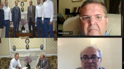 وزير قطاع الأعمال العام يشهد توقيع بروتوكول مع نادي بولندي لتطوير قطاع الناشئين والبراعم بفريق غزل المحلة