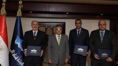 "أسامة ربيع" يشهد توقيع اتفاقية المساهمين لتأسيس شركة مساهمة مصرية للصناعات الغذائية