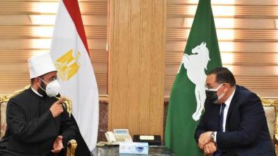 محافظ الشرقية يلتقي مستشار رئيس الجمهورية للشئون الدينية