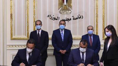 "مدبولي" يشهد توقيع بروتوكول تعاون لتنفيذ برامج تخطيط الموارد المؤسسية ERP