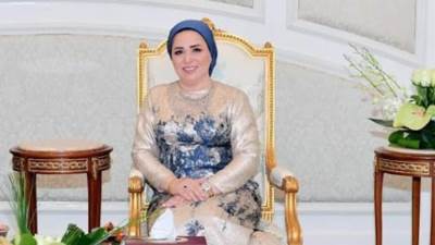 إنتصار السيسي تهنئ المصريين بالعام الهجرى الجديد على فيس بوك