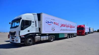 "صندوق تحيا مصر" توزيع 6 أطنان دواجن و18 طن مواد غذائية جافة