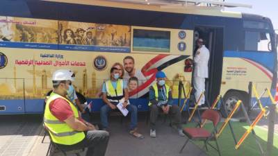  هالة السعيد: 3 سيارات تكنولوجية متنقلة تقدم خدمات متنوعة للجمهور