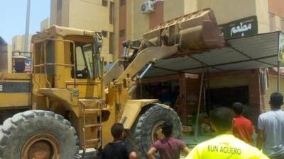 جهاز "حدائق أكتوبر" يشن حملة لإزالة الإشغالات بطريق الواحات ومنطقة أبناء الجيزة