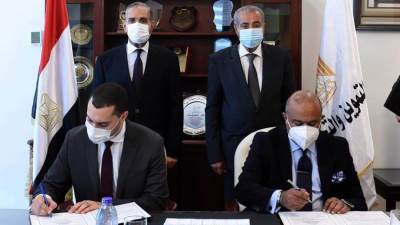  توقيع بروتكول تعاون بين وزارة التموين والتجارة الداخلية 