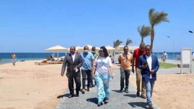 نائب وزير السياحة والاثار يتفقد أماكن العمل بمدينتي الغردقة وشرم الشيخ