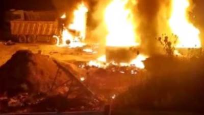 أرتفاع عدد ضحايا أنفجار مخزن الوقود فى لبنان إلى 28 ضحية