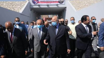 وزير النقل يشهد تشغيل نفق السيارات بمنطقة عرب عزبة الوالدة بمدينة حلوان