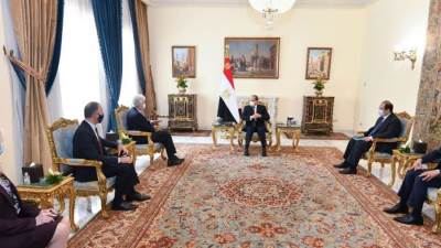 السيسي يستقبل مدير وكالة الاستخبارات الأمريكية ويبحث معه مستجدات القضية الفلسطينية