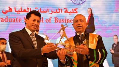 وزير الرياضة يشهد تكريم الحاصلين علي ميداليات الألعاب الأولمبية بطوكيو