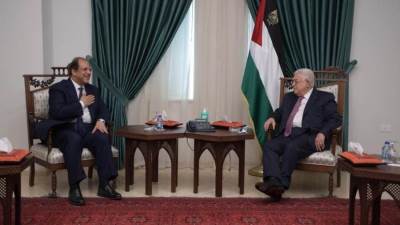 رئيس المخابرات العامة ينقل رسالة من السيسي لأبومازن تؤكد دعم مصر للفلسطينيين