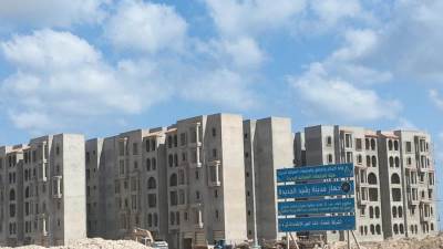وزير الإسكان: 80% نسبة تنفيذ عمارات مشروع الإسكان الساحلي المتميز بـ"رشيد الجديدة"