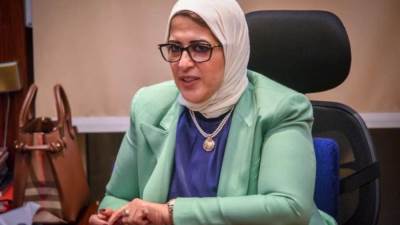 وزيرة الصحة تبحث ربط وميكنة مشروعات وخدمات الوزراة المختلفة 