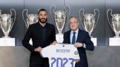 ريال مدريد يعلن تجديد عقد كريم بنزيما حتى 2023