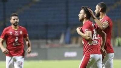 الاهلي يعود للتقدم بهدف طاهر طاهر 