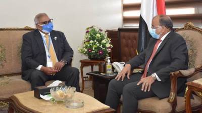 "شعراوي" يبحث مع مدير برنامج الأغذية العالمي مجالات التعاون الثنائى بين الجانبين