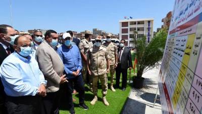 رئيس الوزراء يتفقد أعمال محور المحمودية بالاسكندرية