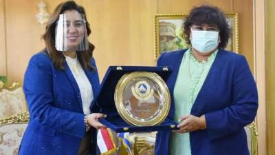 وزيرة الثقافة: مشروعات إبداعية متنوعة بدمياط وتطوير قصر الثقافة لرفع الكيانات 