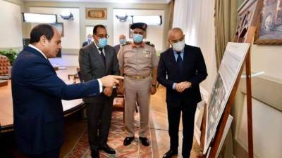 الرئيس عبد الفتاح السيسي يتابع تطوير محاور ربط مناطق شرق وغرب القاهرة