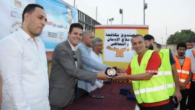 صندوق مكافحة الإدمان يطلق دوري رياضي" أنت أقوى من المخدرات "..صور